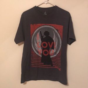 Star Wars Princess Leia I Love You T-Shirt